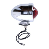 Bullet Marker Light. Chrome. Red Lens. Df. Stud Mount Bullet Lights Mcs