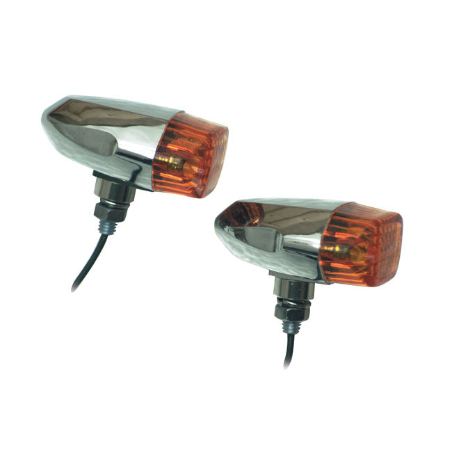 Bantam, Turn Signals. Chrome Marker Lights Mcs