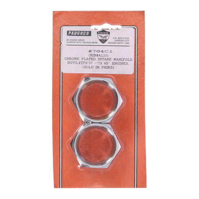Paughco, Intake manifold nuts MANIFOLD PARTS/GASKETS Paughco