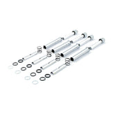 Complete L79 84 Shovel Pushrod Cover Kit. Chrome Pushrod Covers Mcs