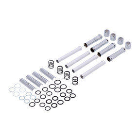 Complete Evo B.T. Pushrod Cover Kit. Chrome Pushrod Covers Mcs
