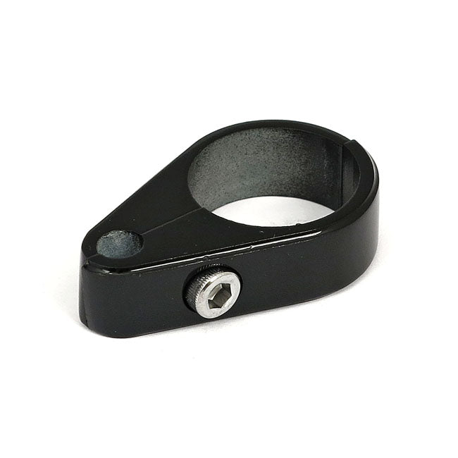 2 Piece Frame Cable Clamp. Throttle. Black Throttle Clamps Mcs