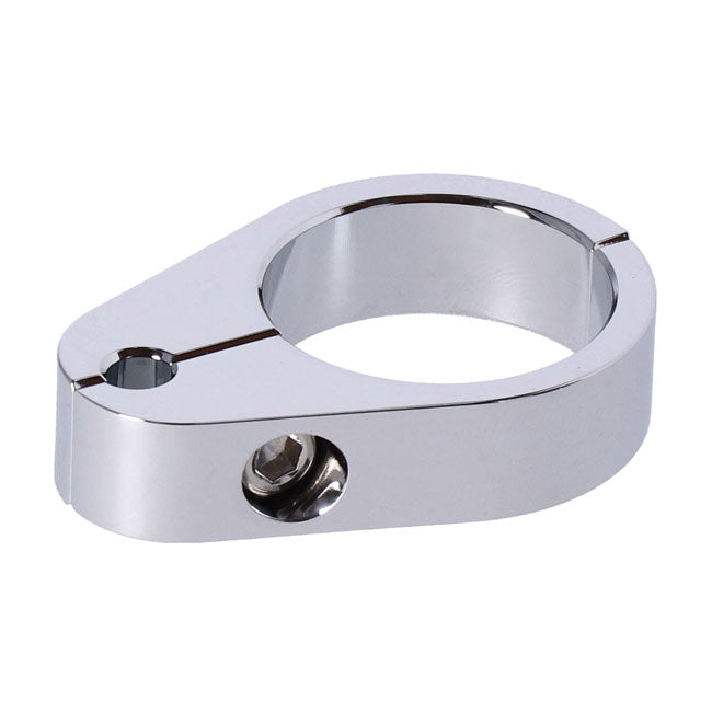 2 Piece Frame Cable Clamp. Throttle. Chrome Cable Clamps Mcs