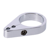 2 Piece Frame Cable Clamp. Throttle/Idle. Chrome Cable Clamps Mcs