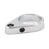 2 Piece Frame Cable Clamp. Clutch. Chrome Cable Clamps Mcs