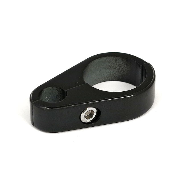 2 Piece Frame Cable Clamp. Clutch. Black Cable Clamps Mcs