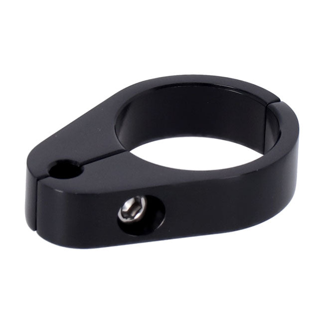 2 Piece Frame Cable Clamp. Throttle. Black Cable Clamps Mcs