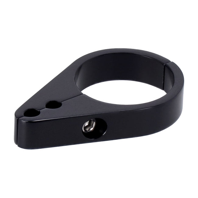 2 Piece Frame Cable Clamp. Throttle/Idle. Black Cable Clamps Mcs