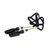 Cob, Led Turn Signal / Running Light Combo. Black Turn Signals Mcs
