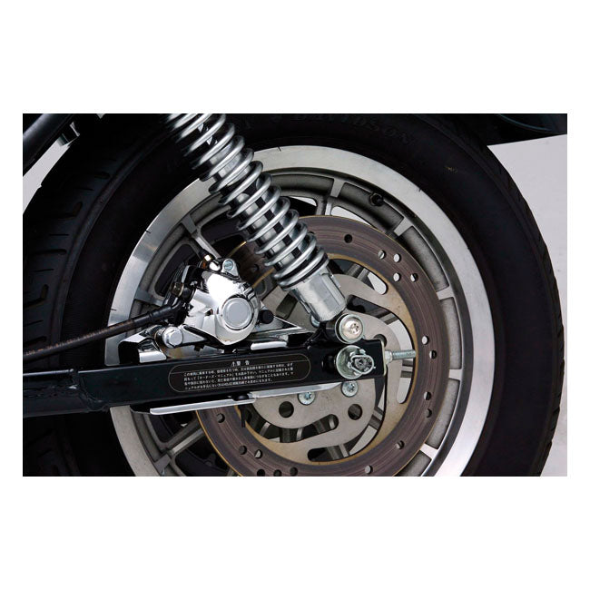 Brake Caliper With Bracket, Rear. Chrome Brake Calipers Mcs