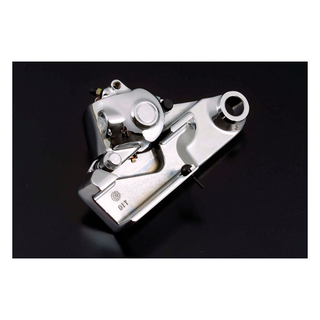 Brake Caliper With Bracket, Rear. Chrome Brake Calipers Mcs