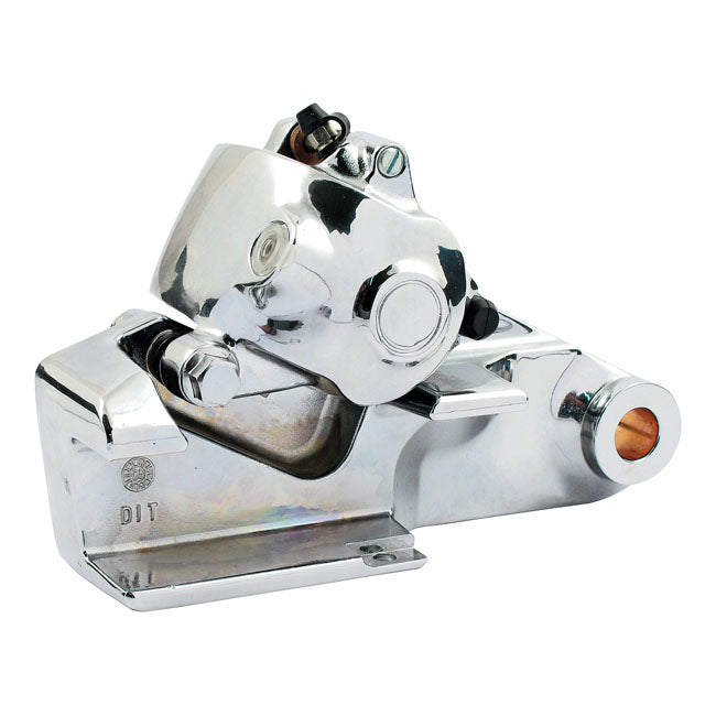 Brake Caliper With Bracket, Rear. Chrome Brake Calipers Mcs