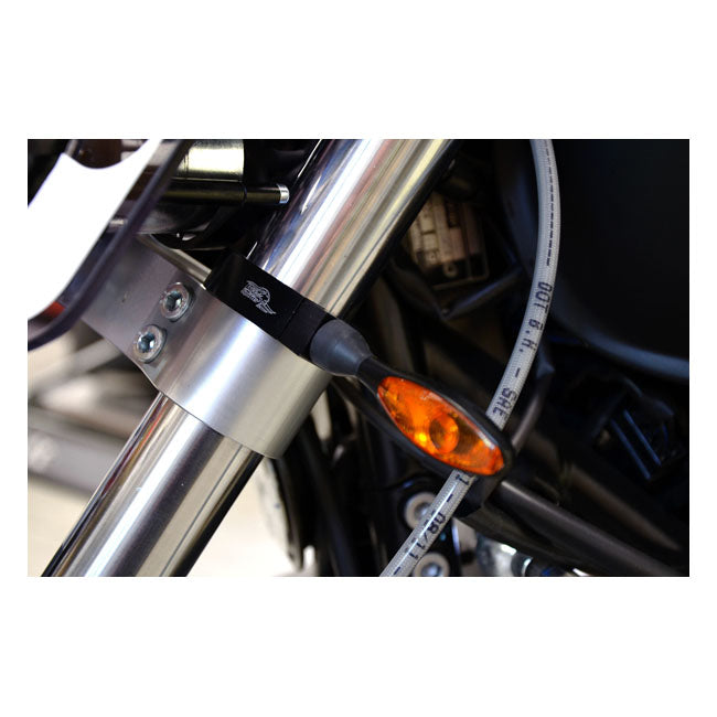 Free Spirits, Turn Signal Fork Mount Kit. 41mm Fork Mount Clamp Kits Free Spirits