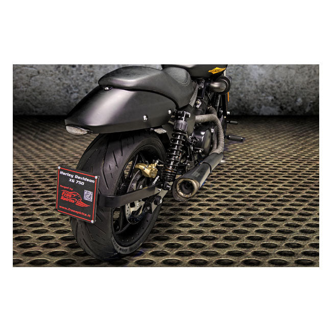 Free Spirits, Xg Street License Plate Bracket Kit. Black License Plate Brackets Free Spirits