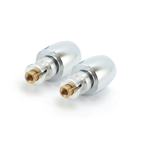 TRW, bar ends for 22mm steel handlebars. Chrome HANDLEBAR MISC Trw