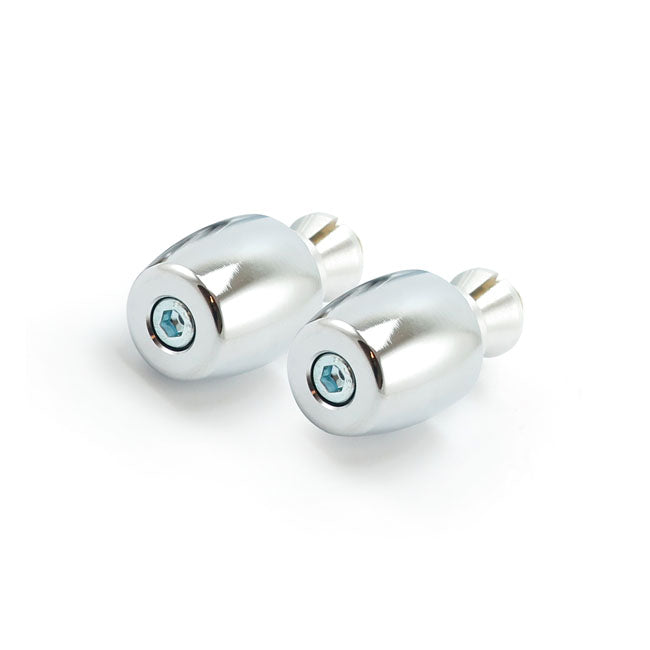 TRW, bar ends for 22mm steel handlebars. Chrome HANDLEBAR MISC Trw