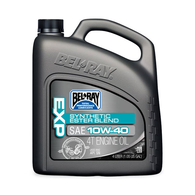 Bel-Ray, EXP semi-synthetic motor oil 10W40. 4L OILS Bel Ray