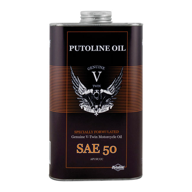Putoline, Sae 50 Mono Grade Mineral Motor Oil. 1 Liter Oils Putoline
