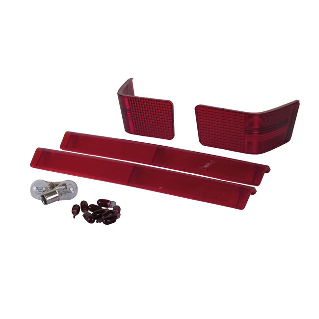 Tour Pak Replacement Lens Kit. Red Lens Mcs Default Title