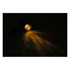 Micro bullet LED turn signals, chrome TURN SIGNALS LED Mcs