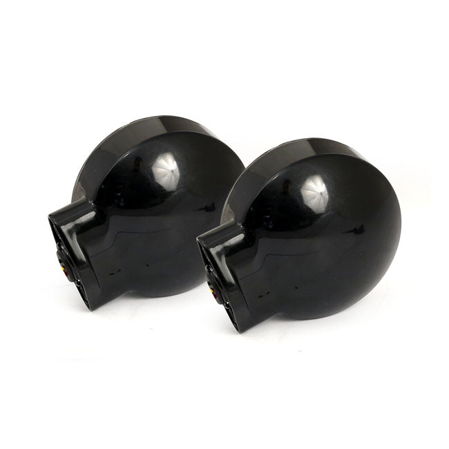 Ringers, Fl Led Turn Signals. Rear. Black Turn Signals Mcs