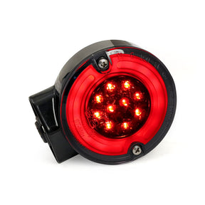 Ringers, Fl Led Turn Signals. Rear. Black Turn Signals Mcs