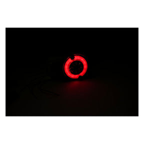 Ringers, Fl Led Turn Signals. Rear. Black Turn Signals Mcs