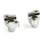 Oem Type Style Risers, Non Threaded. 1 3/4" Rise. Chrome Risers Mcs