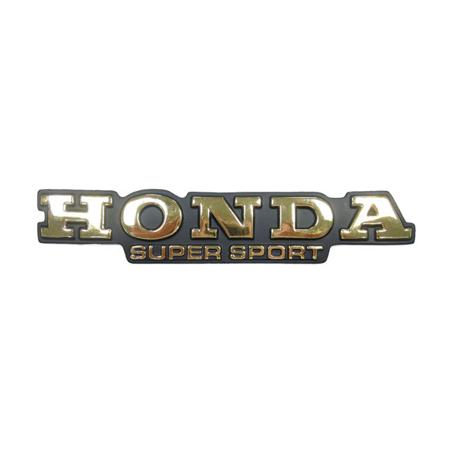Honda Fuel Tank Emblem, Gold Bike Emblems Mcs