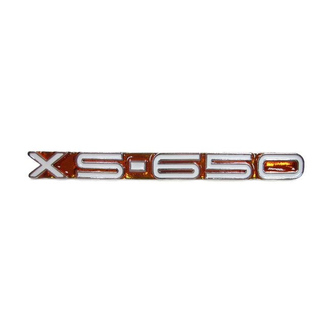 Yamaha Side Cover Emblem, Amber Bike Emblems Mcs