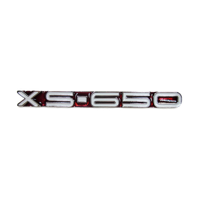 Yamaha Side Cover Emblem, Red Bike Emblems Mcs