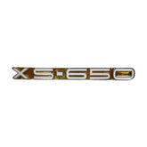 Yamaha Side Cover Emblem, Yellow Bike Emblems Mcs