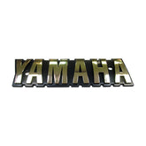 Yamaha Fuel Tank Emblem, Gold Bike Emblems Mcs