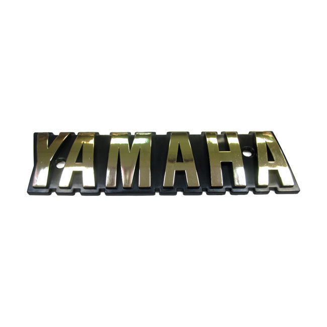 Yamaha Fuel Tank Emblem, Gold Bike Emblems Mcs