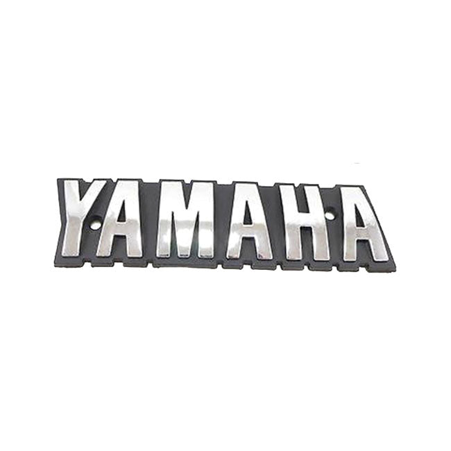 Yamaha Fuel Tank Emblem, Silver Bike Emblems Mcs
