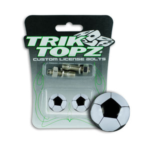 Trik Topz, Soccer Ball license plate mounts. Black LICENSE PLATE MOUNT SETS Trik Topz