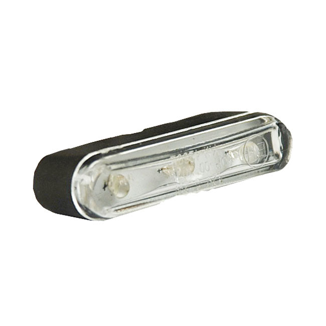 Tri Led Front Position Light. Clear Lens Marker Lights Mcs