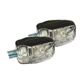 Picco, Mini Led Turn Signals. Black Turn Signals Mcs