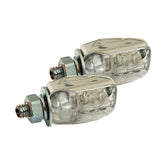 Picco, Mini Led Turn Signals. Chrome Turn Signals Mcs