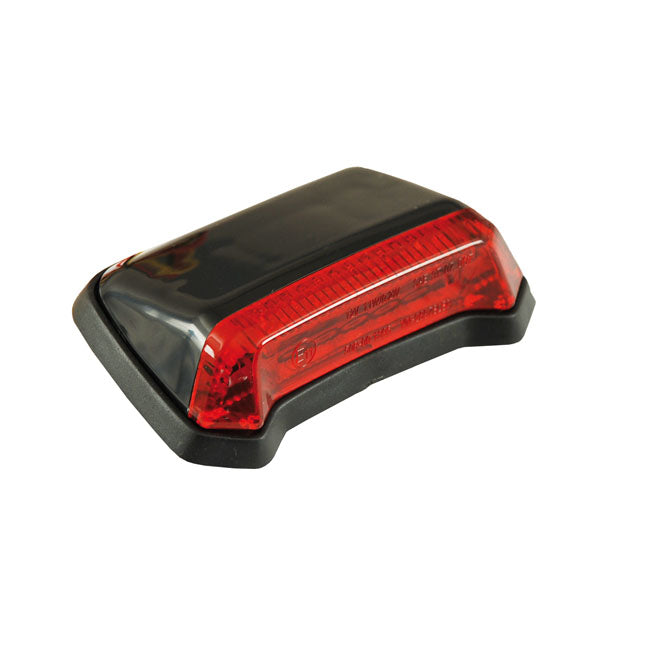 Nitro, Mini Fender Led Taillight. Black. Red Lens Taillights Mcs