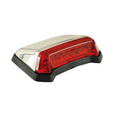 Nitro, Mini Fender Led Taillight. Chrome. Red Lens Taillights Mcs
