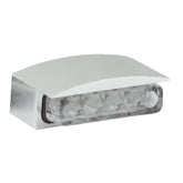 Mini Led License Plate Light, Silver Housing License Plate Lights Mcs