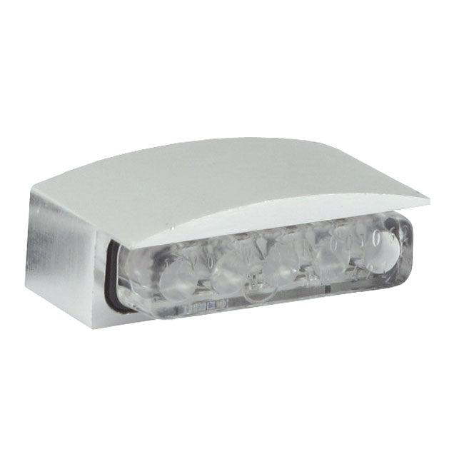 Mini Led License Plate Light, Silver Housing License Plate Lights Mcs