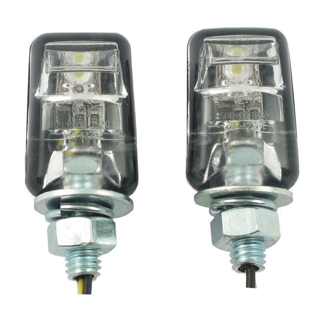 Picco, Lighted License Plate Bolt Set. Black License Plate Lights Mcs