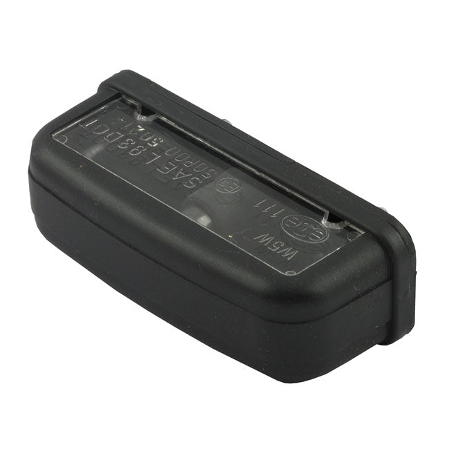 License Plate Light Stockk, Black. Ece Appr. License Plate Lights Mcs