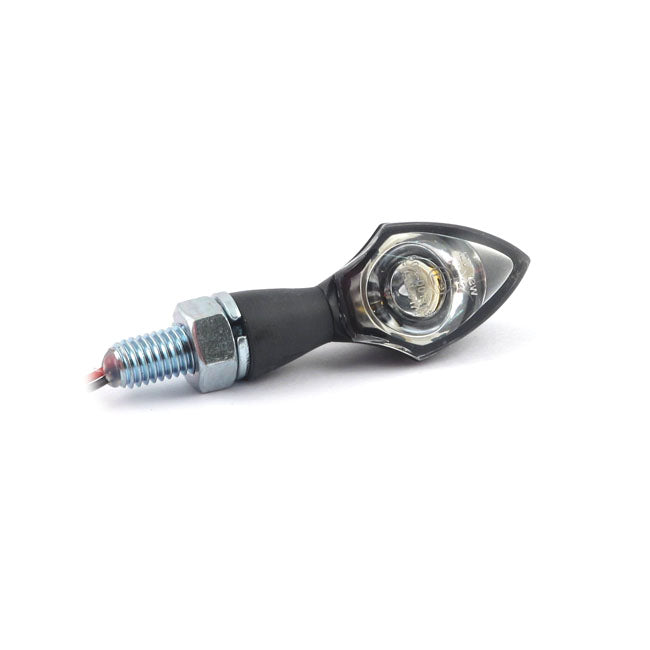 Pen Head Led Turn Signals Black/Clear Lens Turn Signals Mcs