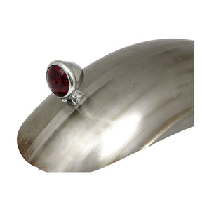 Bates Style Led Taillight. Chrome. Red Lens Taillights Mcs