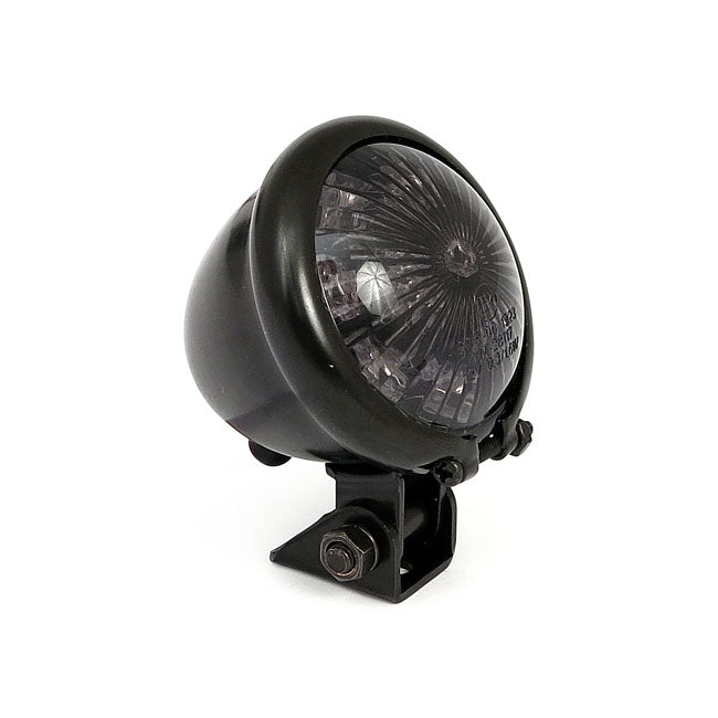 Bates Style Led Taillight. Black. Smoke Lens Taillights Mcs