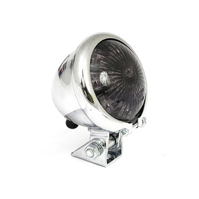 Bates Style Led Taillight. Chrome. Smoke Lens Taillights Mcs
