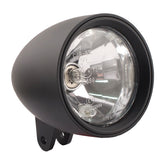 Classic Iii 4 1/2" Hs1 Headlamp. Bottom Mount. Black Headlamps Mcs